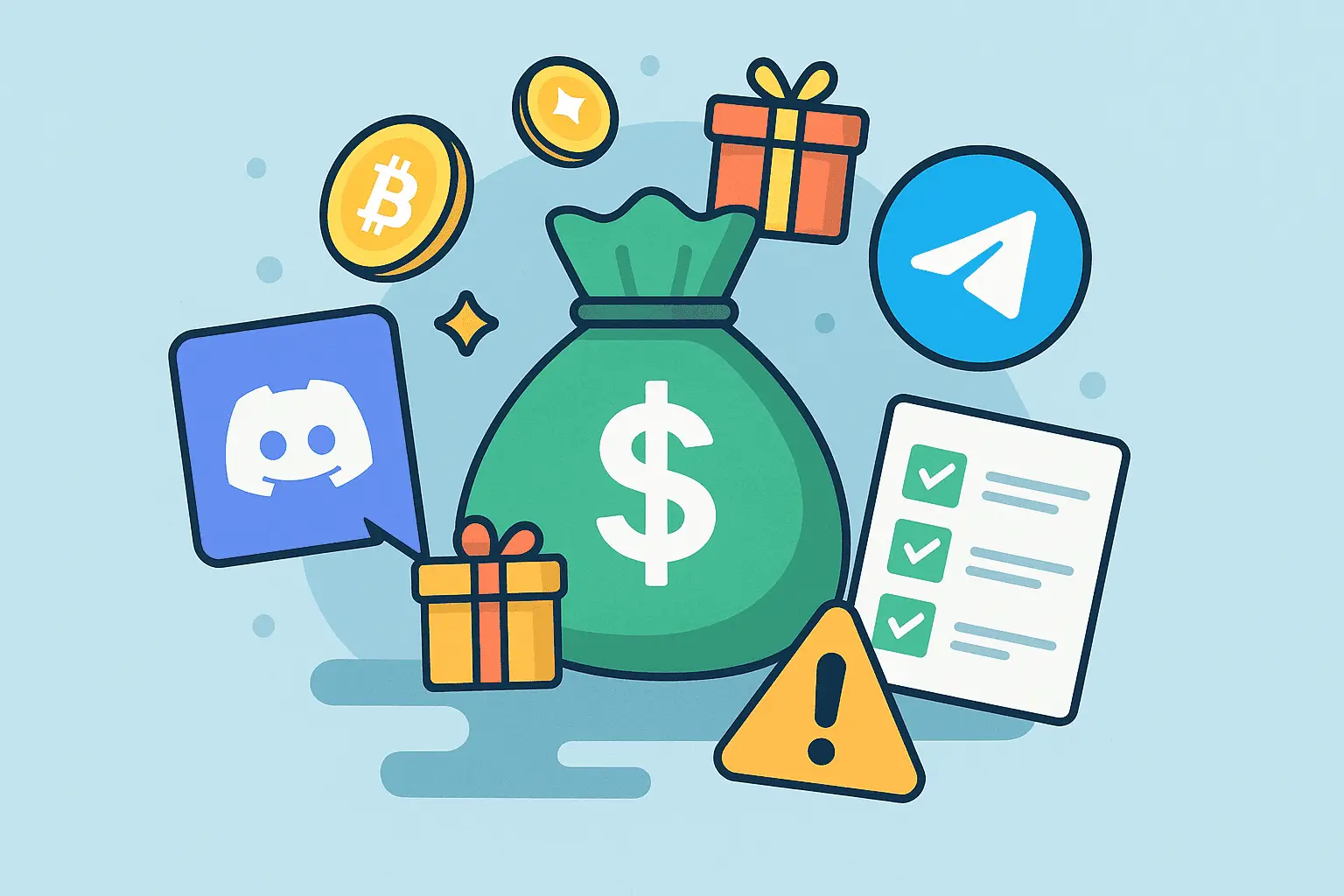 🎯 Как получить дропы за активность в Telegram и Discord: пошаговый гайд для новичков