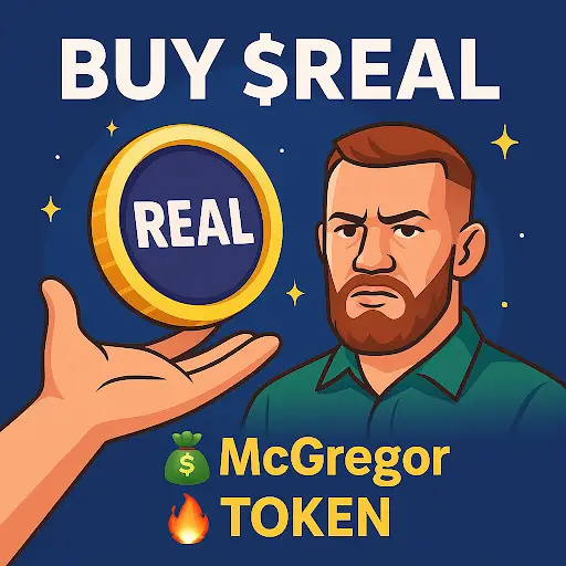 Как заработать на $REAL — криптопроект от Конора Макгрегора