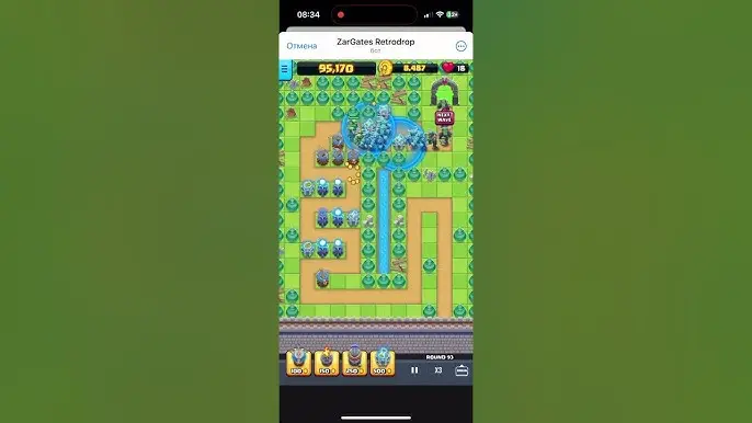 ZarGates - игровой процесс Карты ZarGates