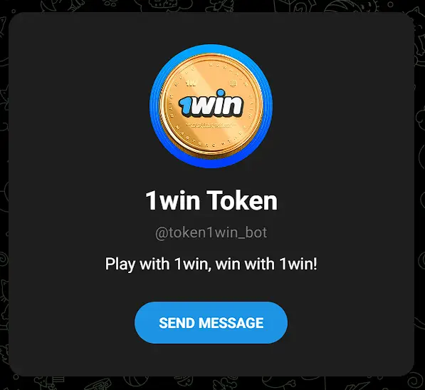 Криптоигра 1win Token как вывести средства