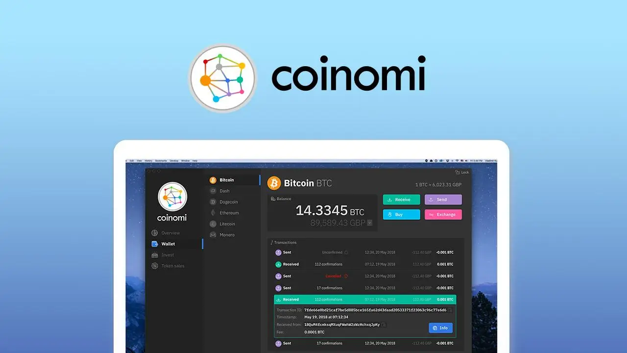 Кошелек Coinomi Кошелек Coinomi