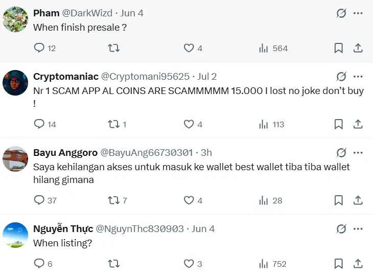 отзывы про Best Wallet ($BEST) Best Wallet ($BEST) отзывы